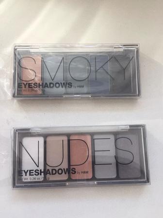 Палетки теней H&M (Smoky и Nudes)