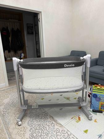 Электроколыбель Pituso Denia 3в1 на колесах, Grey/серый