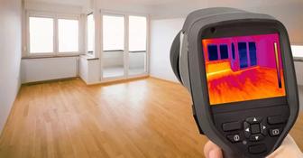 Услуги тепловизора. Диагностика и определение утечек домов.Поиск утечки