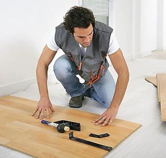 Монтаж напольных покрытий
