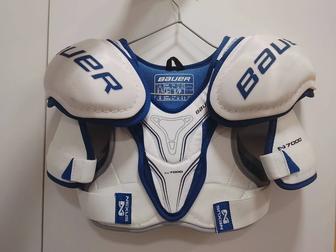 Нагрудник Bauer Nexus 7000 Jr белый, размер Junior 2, рост  см