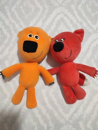Мягкие игрушки Лисичка и Кеша