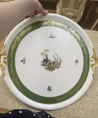 Фарфоровый чешский поднос
Leander 1907