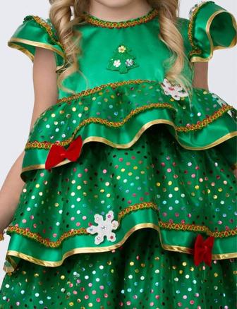 Карнавальный костюм елочка для девочек