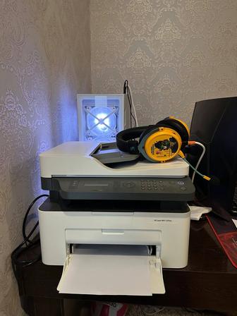 Компьютер игровой новый, принтер, наушники, колонки, игровое кресло
