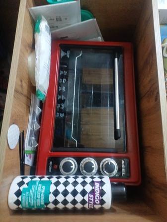 Настольная электропечь ASEL 36l красный