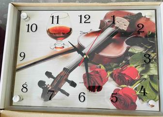 Часы настенные прямоугольные 36х26см