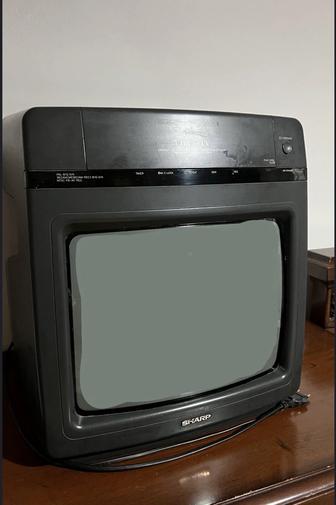 Ретро телевизор SHARP с видеомагнитофоном (VT-1480B)
