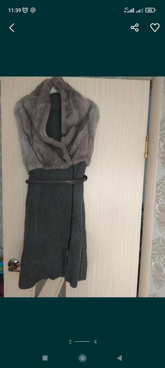 Новая женская накидка норка