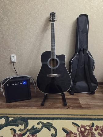 электроакустическая гитара (полный комплект)
