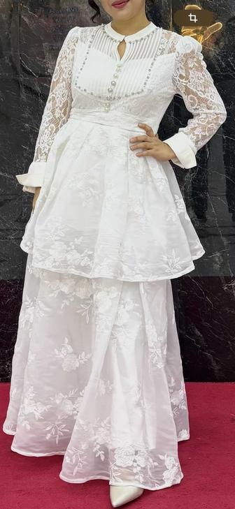 продам белоснежное платье