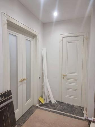 встановка двери, есік орнату