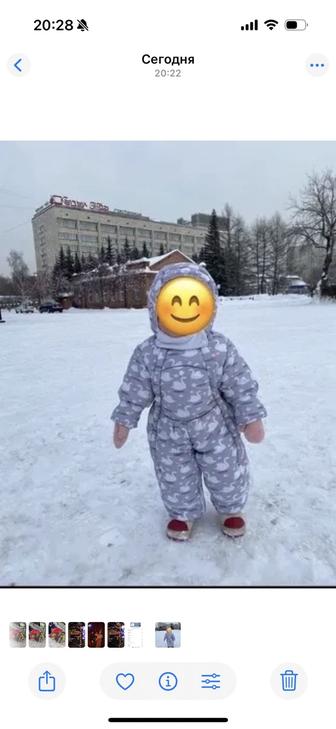 Зимний комбинезон на девочку