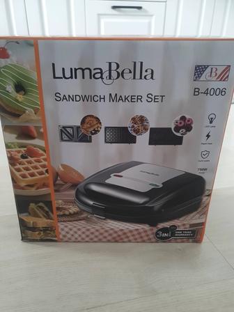 Вафельница 3в1 Luma Bella B-4006 - не новая, не использовалась