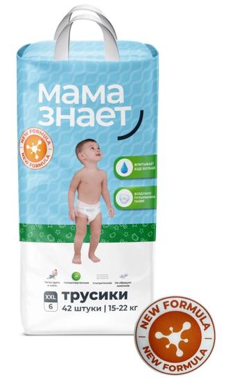 Мама знает трусики XXL (6) 15-22 кг 42