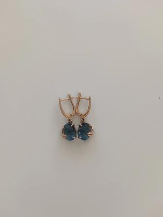 Продам золотые серьги 585 пробы