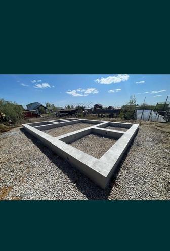 Заливаем бетон фундамент