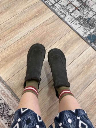 Новые ботинки из натуральной замши. Демисезон. Возможна доставка