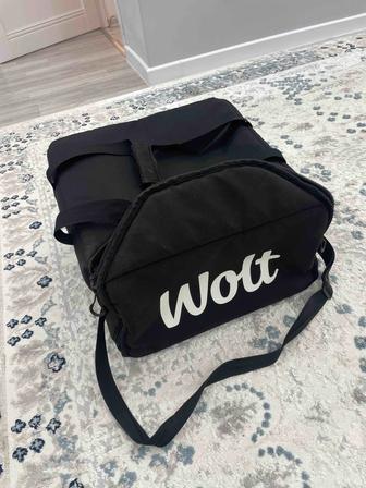 Термосумка Wolt черная