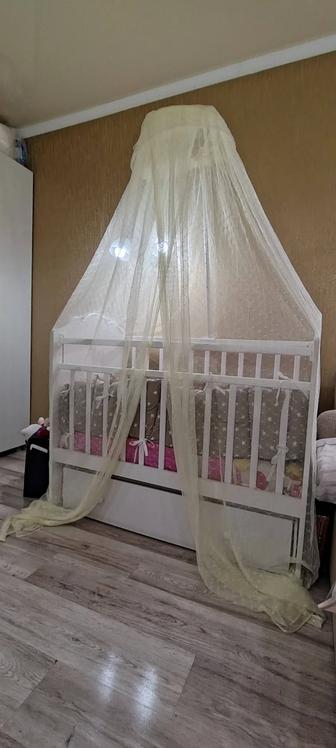 Кровать качалка для новорожденных Love Sleeping, белый