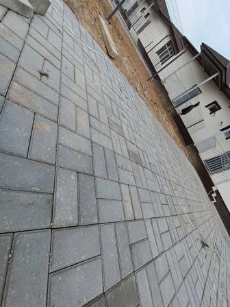 Укладка брусчатки и тротуарной плитки