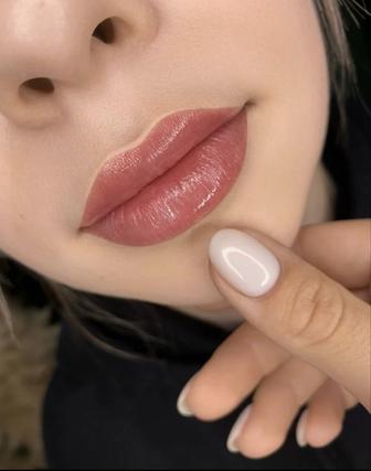 Перманентный макияж бровей, губ и меж ресничек