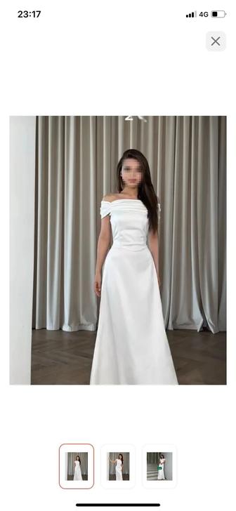 Платье белое