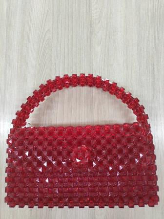 Клач сумка из бусы ручная работа