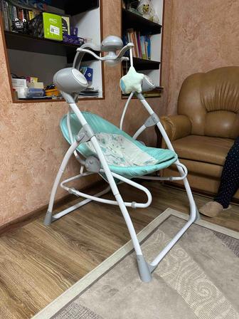 Электрокачели, шезлонг, стульчик для кормления 3в1