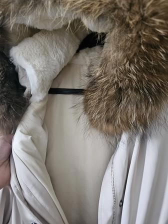 Қысқы жылы сәнді куртка