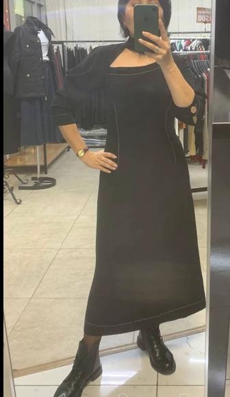 Продам новое чёрное платье.44 р.