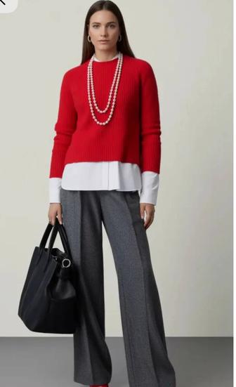 Поло вязанная кофта Европа