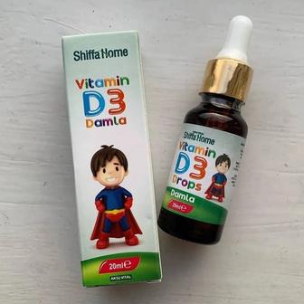 D3 Витамин капли/Shiffa Home/Детям