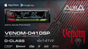 Продам магнитолу AurA Venom-
D41DSP 1 DIN . Сост. Нового.