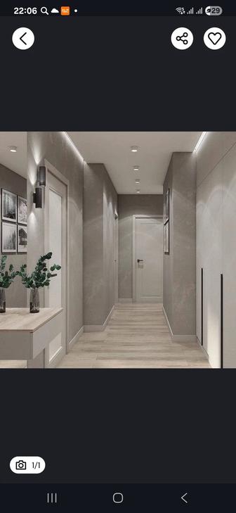 Поклейка обоев левкас стен галтели16 покраска