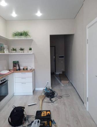 Ламинат, паркет, кварцвинил, стяжка, наливной, все виды плинтусов.