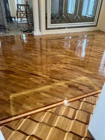 Шлифовка реставрация паркета также другие виды СМР