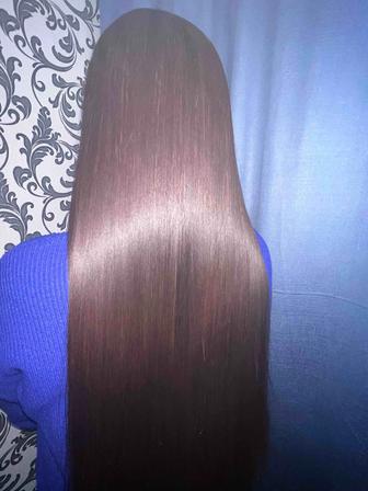 Кератиновое выпрямление волос