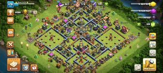 Аккаунт Clash of clans Ратуша 14