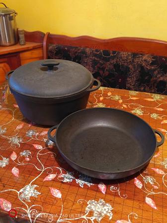 Набор посуды Ситон из белого высокопрочного чугуна