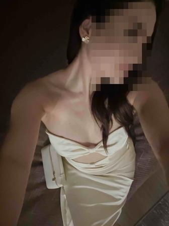 Продам атласное платье