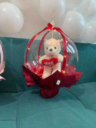 бабл шар с подарками