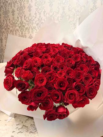 Продам букеты из 101 роз свежие