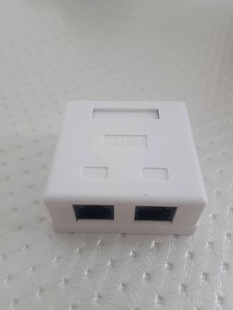 Розетка сетевая rj45 2 порта