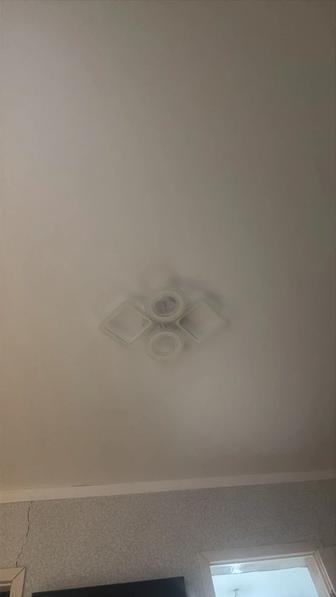 Установка люстры