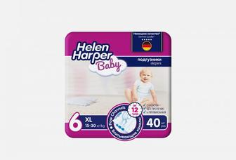 Шикарные памперсы Helen Harper baby 6 (XL), подгузники