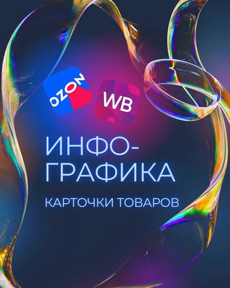 Инфографика для маркетплейсов, карточки товаров Wildberries, Ozon, Kaspi