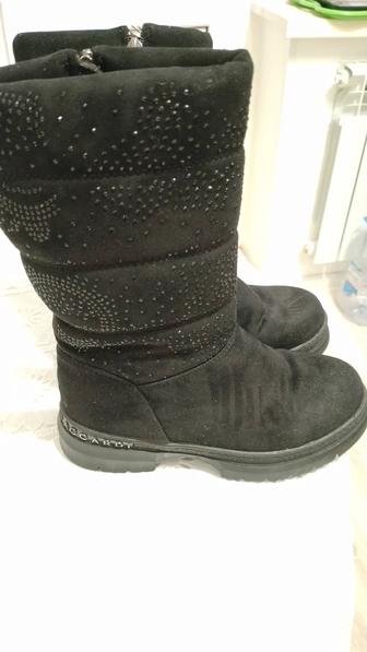 Сапоги зимние на девочку