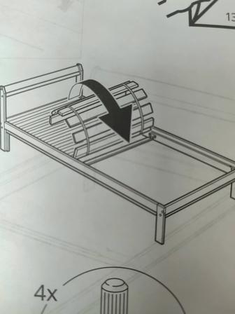 Продается Новая кровать IKEA Нейден 200/90см