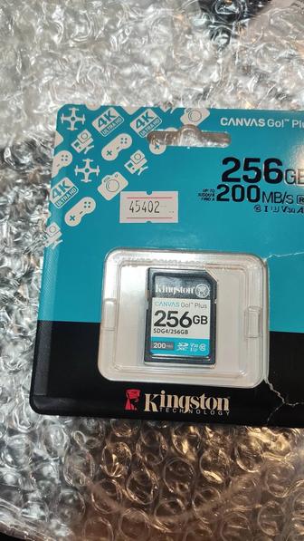 SD Card 256Gb Kingston Canvas Go! Plus 200mb/s